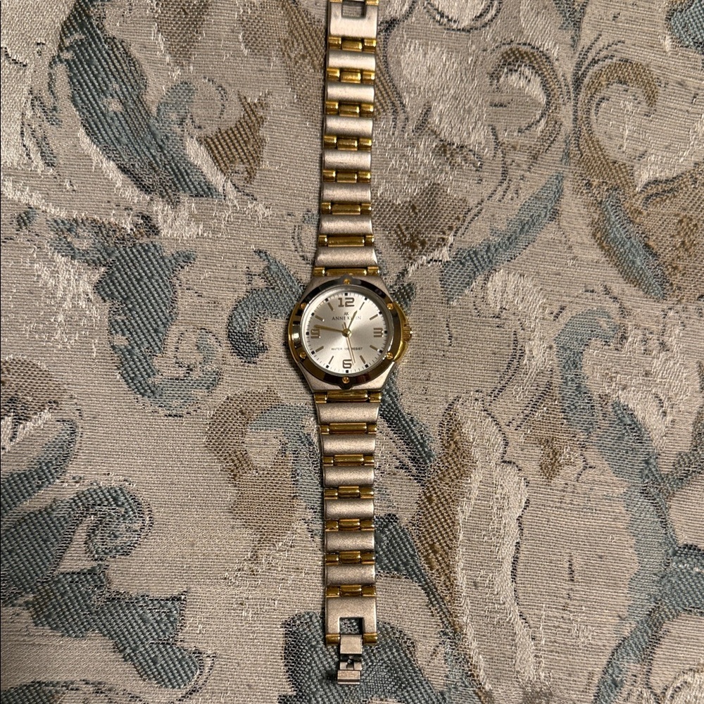 Anne Klein Gold and Silver Women's Watch